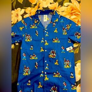Disney Mikey & Friends Button Down T- Shirt